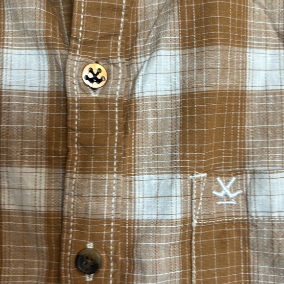 Wrogn men’s brown plaid long sleeve button down shirt size small - Picture 3 of 11